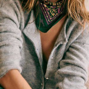 La Maille Sezane Paris - GASPARD CARDIGAN - Mid-Grey mohair